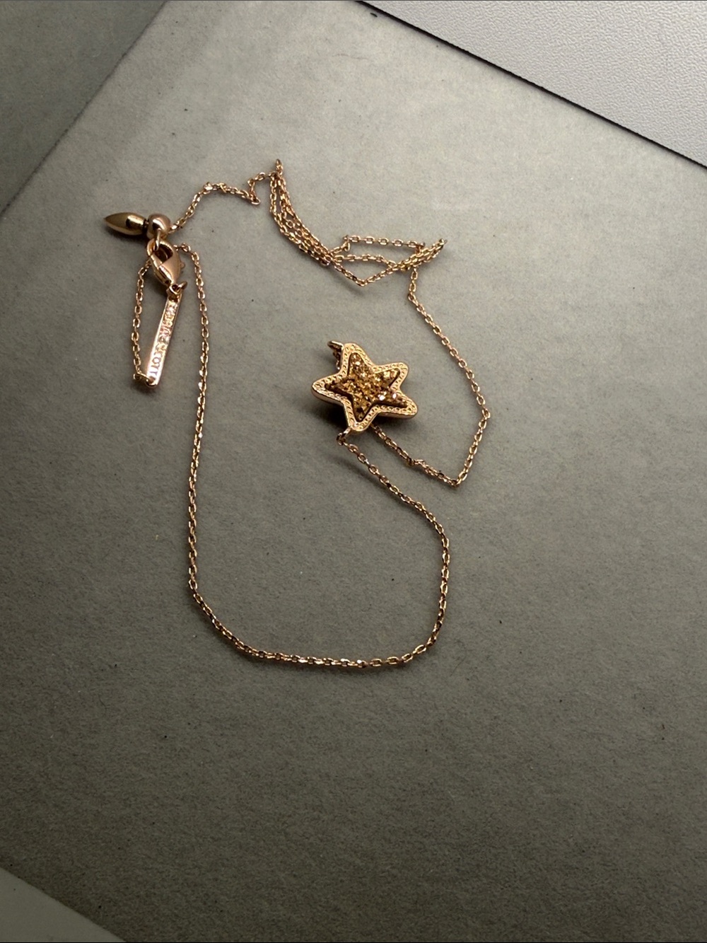 Kendra Scott Rose Gold Star Pendant Necklace